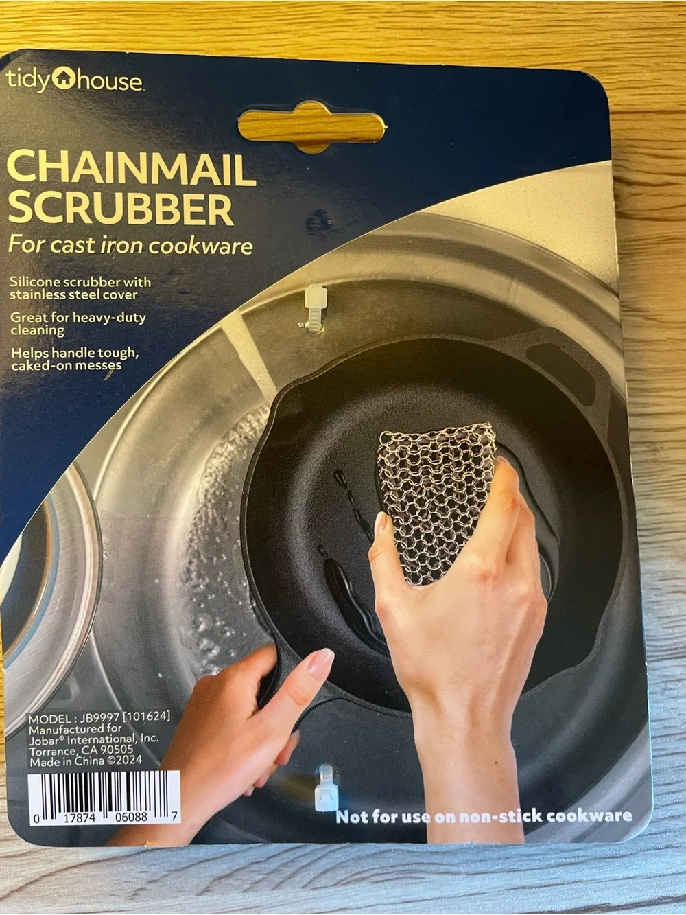 Chainmail Scrubber - Stainless Steel Silver Kitchen Scrubber